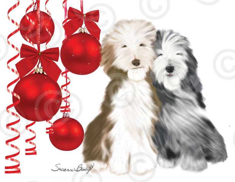 No. 18-4 Christmas card-white background