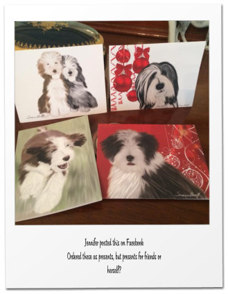 Jennifer posted this on Facebook Ordered these as presents, but presents for friends or herself?